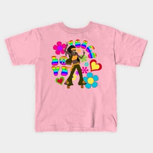 Black Hippy Chick Kids T-Shirt